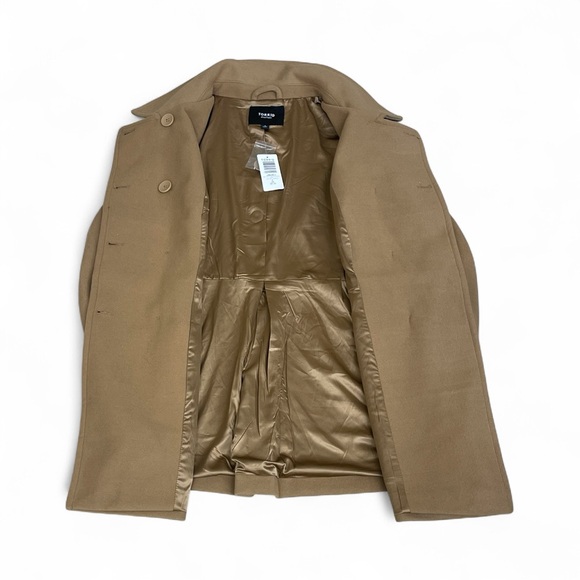 Torrid Tan Double-Breasted Pea Coat brand new size 3 3XL 22-24 - Picture 8 of 11